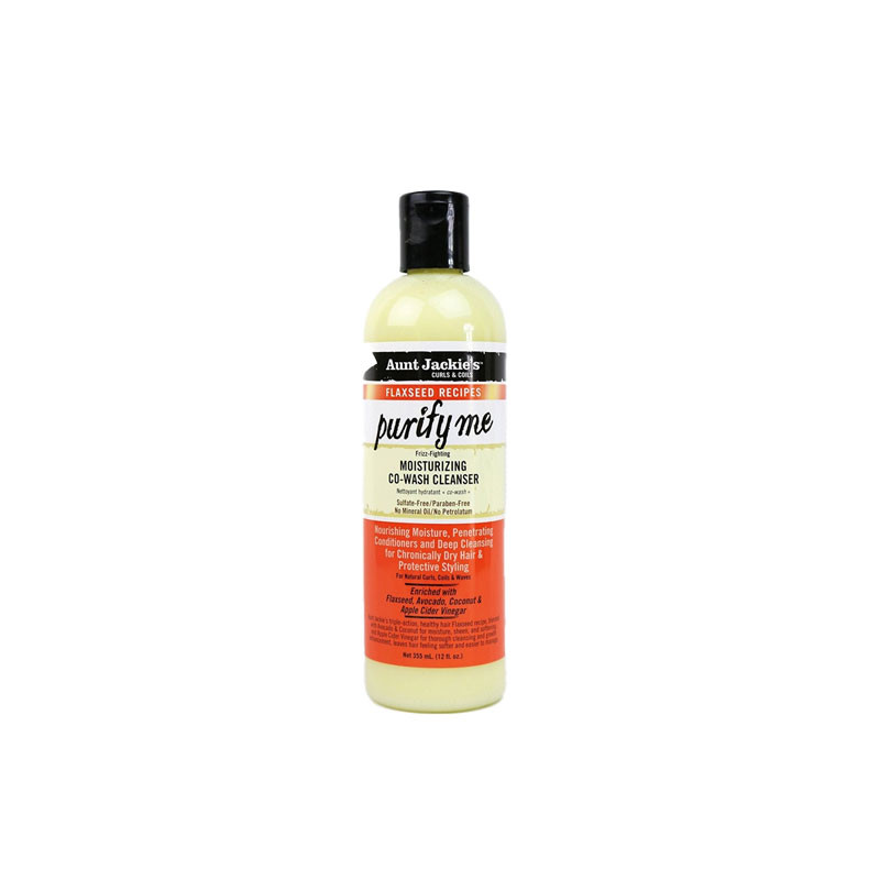 Aunt Jackie's Flaxseed Purify Me Moisturizing Co-Wash Cleanser 355ml Aunt Jackie's Flaxseed Purify Me Moisturizing Co-Wash Cleanser 355ml