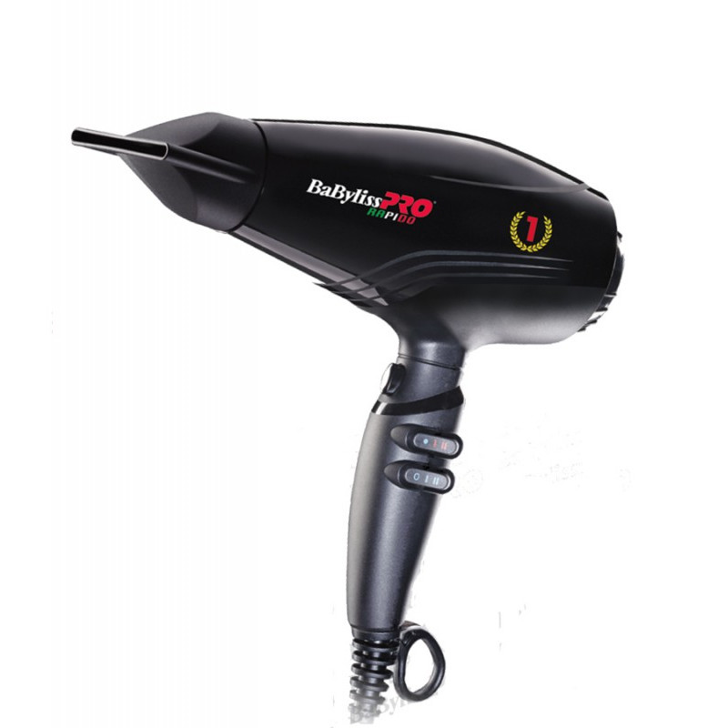Babyliss Pro Hair Dryer Pro Fast Lightweight 2000 W. 399 Grm. Ionic Black Babyliss Pro Hair Dryer Pro Fast Lightweight 2000 W. 399 Grm. Ionic Black