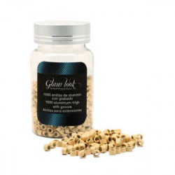 Bifull Aluminum Rings Blonde 1000pcs.