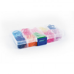 Bifull Box Mini Colored Rubber Bands Lastis