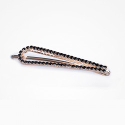 Bifull Decorated Hairpins Diamonds Drop Black