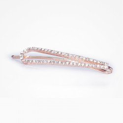 Bifull Decorative Hairpins Diamonds Drop Copper