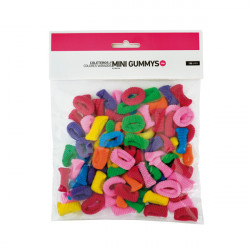 Bifull Mini Hair Ties Assorted Colors Mini Gummys 100 Pcs