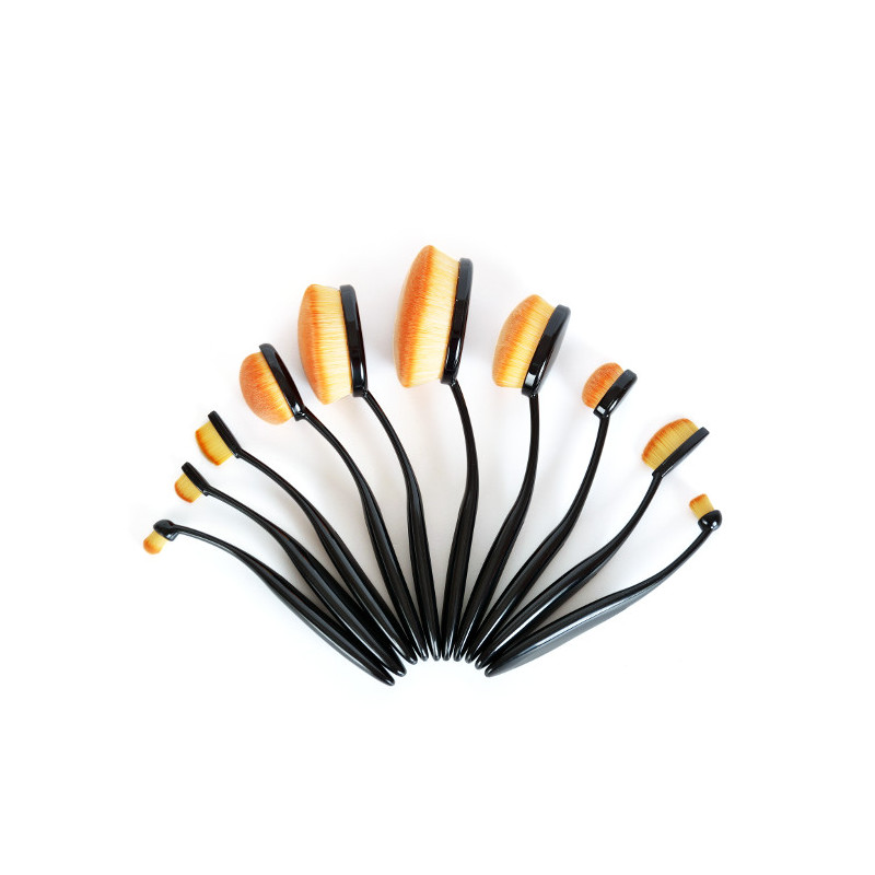 Bifull Pack Oval Brushes Brov 10pcs Bifull Pack Oval Brushes Brov 10pcs