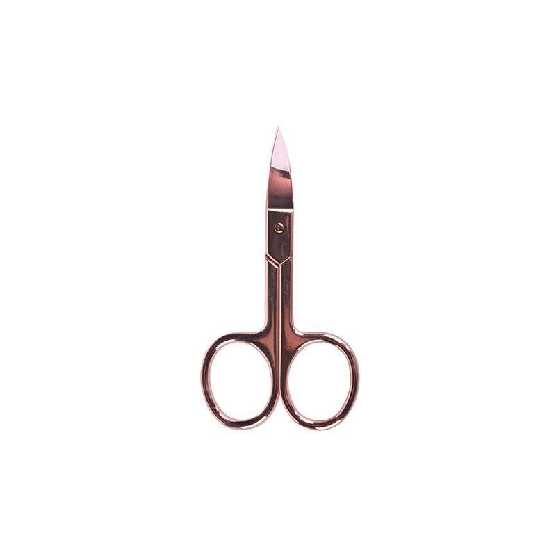 Bifull Pink Bronze Curved Manicure Scissors 9.3cm Bifull Pink Bronze Curved Manicure Scissors 9.3cm