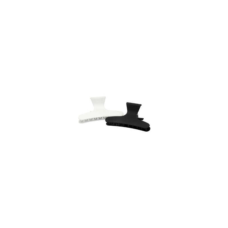 Bifull Large Clamp Staple White/Black 12 pcs.
