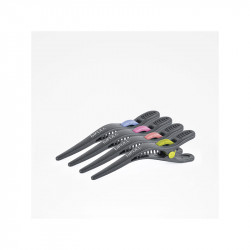 Bifull Black Separation Tweezers with Color Details 14cm (Pack of 4 Units)