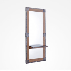Bifull Square Dressing Table Wood and Metal Varys + Leja