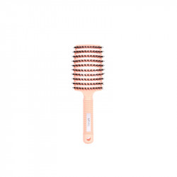 Bifull Skeleton Brush with Boar Bristle and Nylon Total Brush Pink