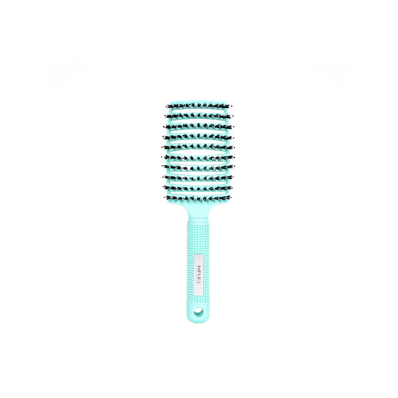 Bifull Skeleton Brush for Hair Boar Bristle and Nylon Total Brush Mint Green Bifull Skeleton Brush for Hair Boar Bristle and Nylon Total Brush Mint Green