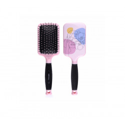 Bifull Pastel Pink Racket Brush Silhouette