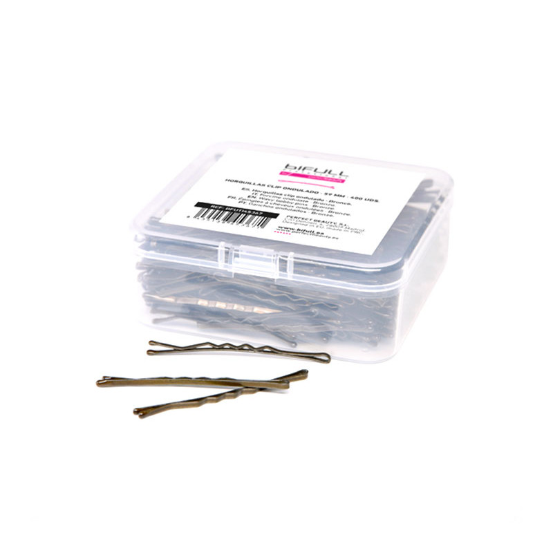 Bifull Wavy Clip 59mm Bronze Box 400 Units