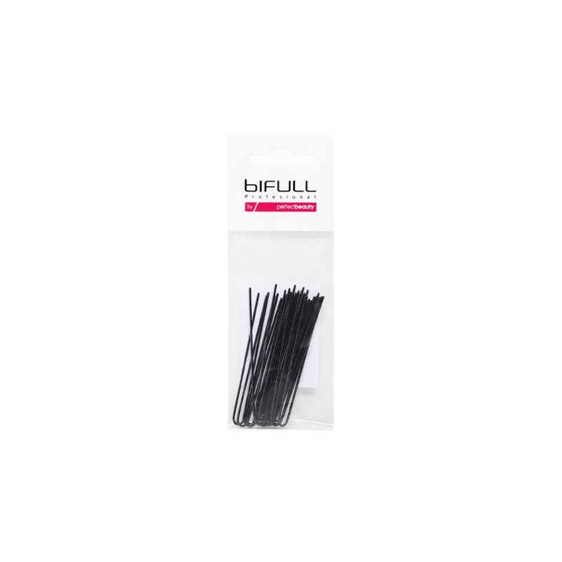 Bifull Hairpins Bun 67mm Black Pack of 20