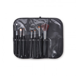 Bifull Set Case 7 Makeup Brushes Tika Black