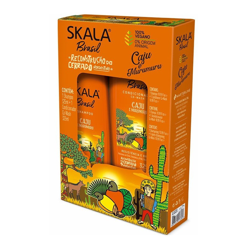 Skala Pack Caju e Murumuru Shampoo+Conditioner Skala Pack Caju e Murumuru Shampoo+Conditioner