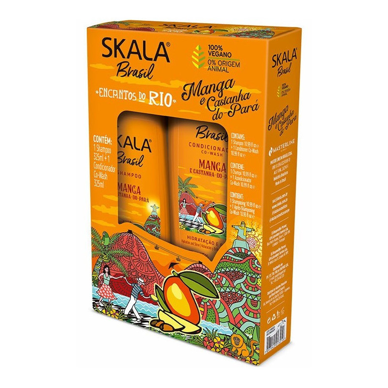 Skala Pack Manga e Castanya do Para Shampoo+Conditioner