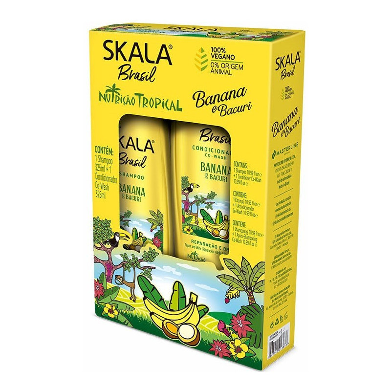 Skala Pack Banana e Bacuri Shampoo + Conditioner Skala Pack Banana e Bacuri Shampoo + Conditioner