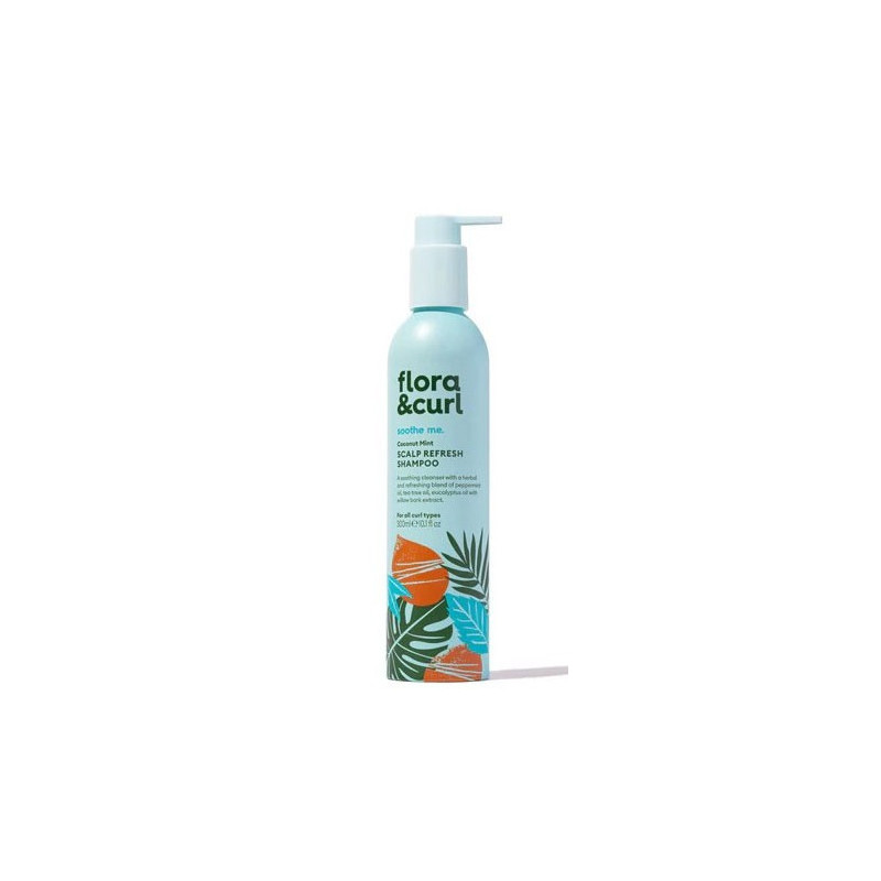 Flora Curl Soothe Me Coconut Mint Scalp Refresh Shampoo (300ml) Flora Curl Soothe Me Coconut Mint Scalp Refresh Shampoo (300ml)