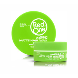 Red One Matte Hair Wax Green 150ml
