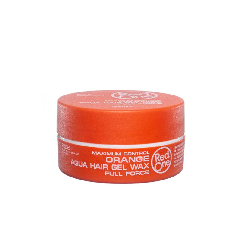 Red One Aqua Hair Wax Orange 150ml