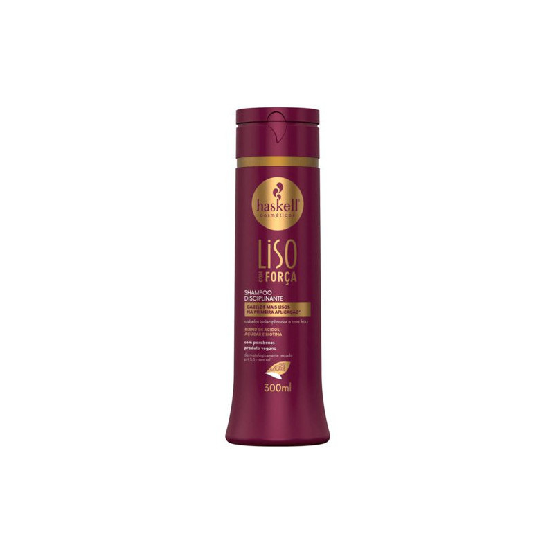 Haskell Liso Com Força Shampoo (300ml) Haskell Liso Com Força Shampoo (300ml)