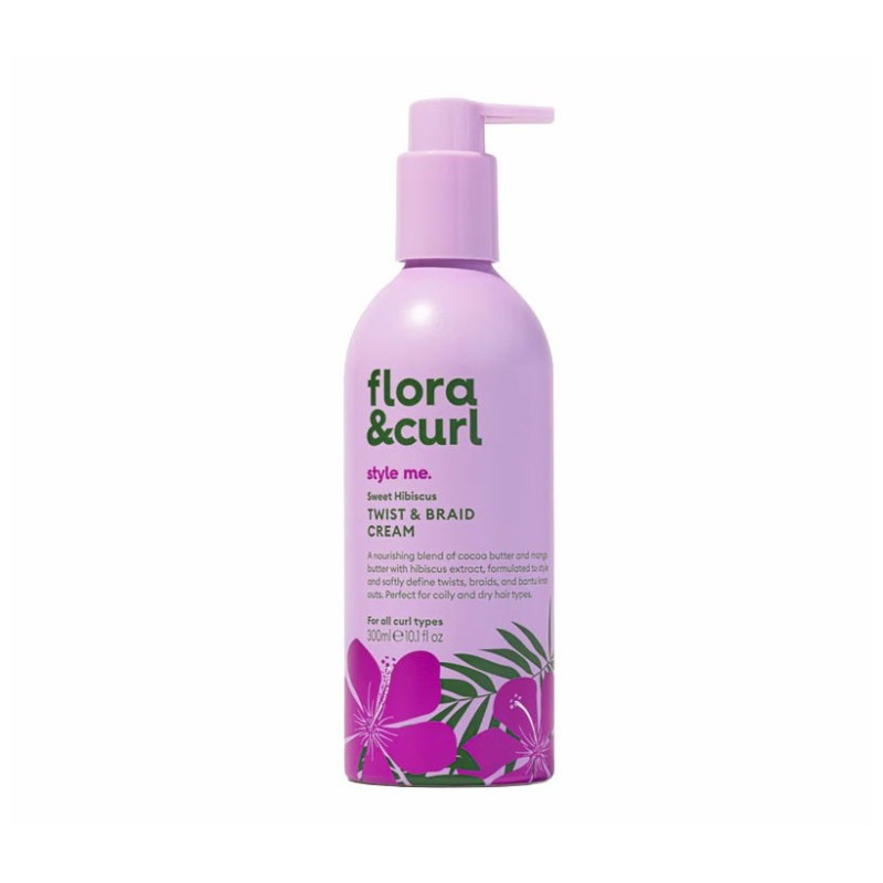 Flora Curl Style Me Sweet Hibiscus Twist & Braid Cream (300ml) Flora Curl Style Me Sweet Hibiscus Twist & Braid Cream (300ml)
