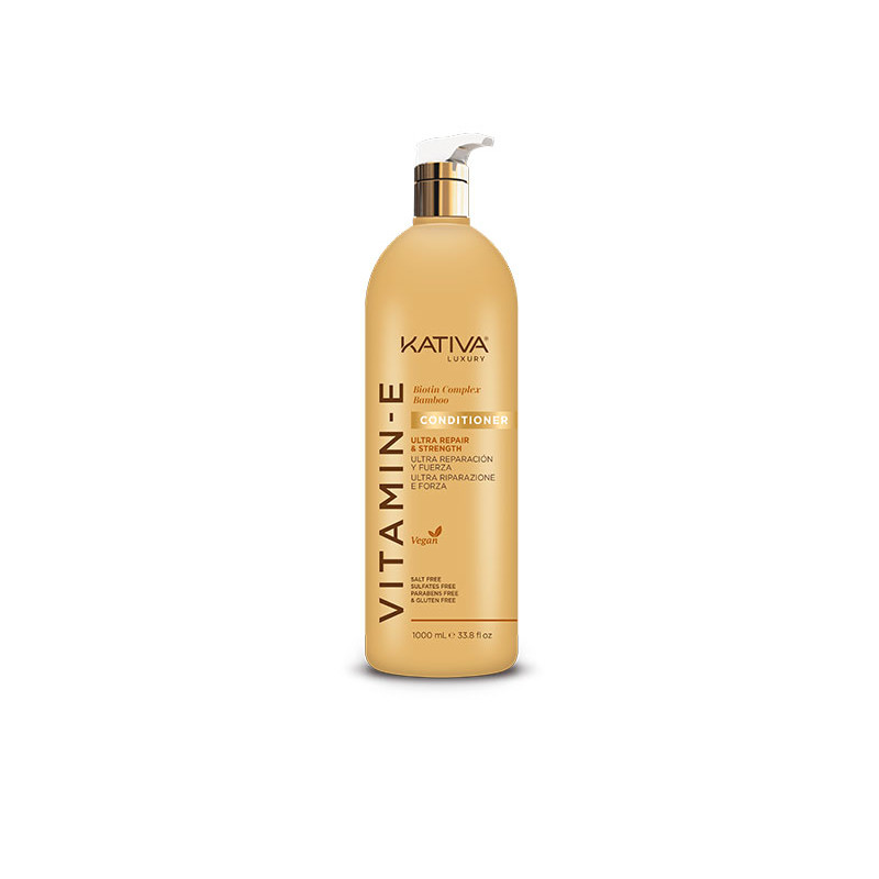 Kativa Vitamin-E Biotin Complex Bamboo Conditioner 1000ml Kativa Vitamin-E Biotin Complex Bamboo Conditioner 1000ml