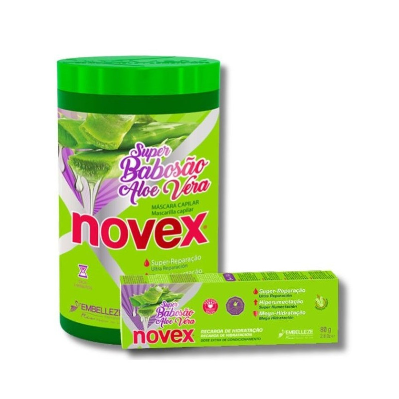 Embelleze Novex Pack Mask 400g + Refill 80g Super Aloe Vera