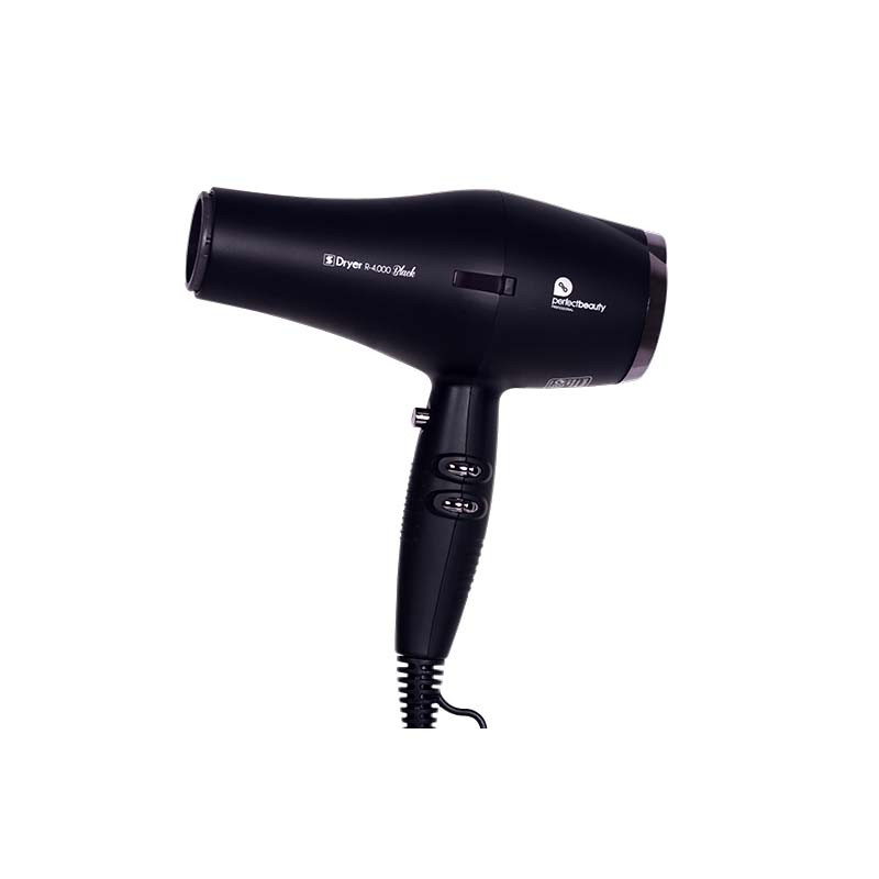 Perfect Beauty Professional Hair Dryer with Negative Ions Black R-4.000 Perfect Beauty Professional Hair Dryer with Negative Ions Black R-4.000