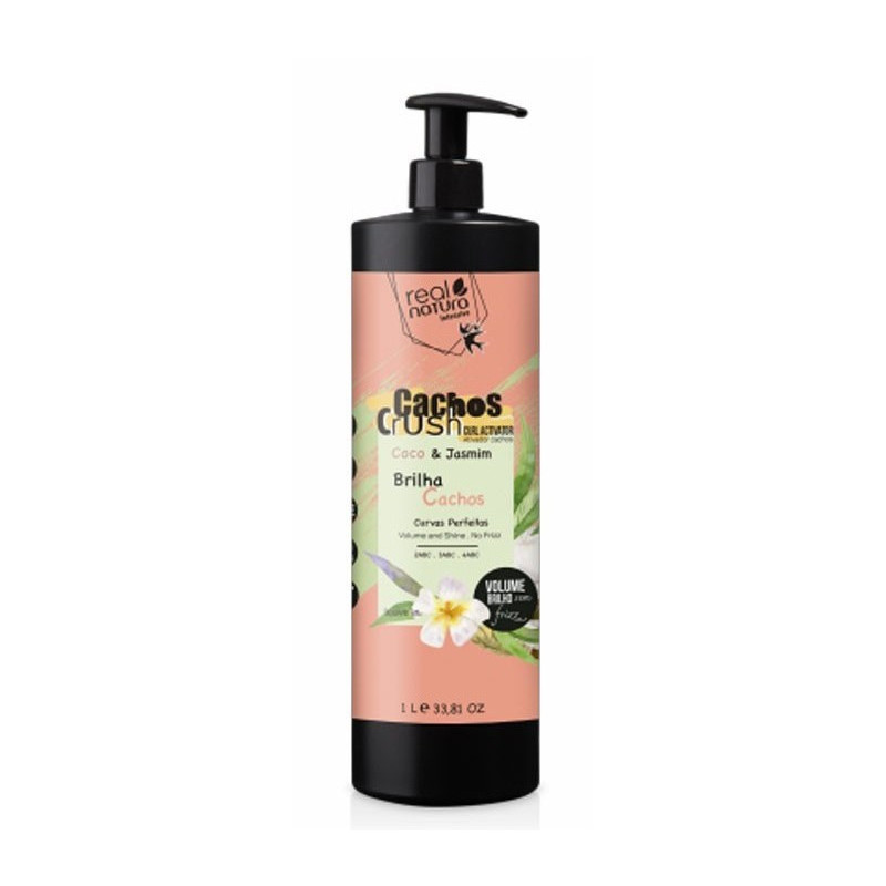 Real Natura Curls Activator Cruish Coconut and Jasmine 1000ml Real Natura Curls Activator Cruish Coconut and Jasmine 1000ml