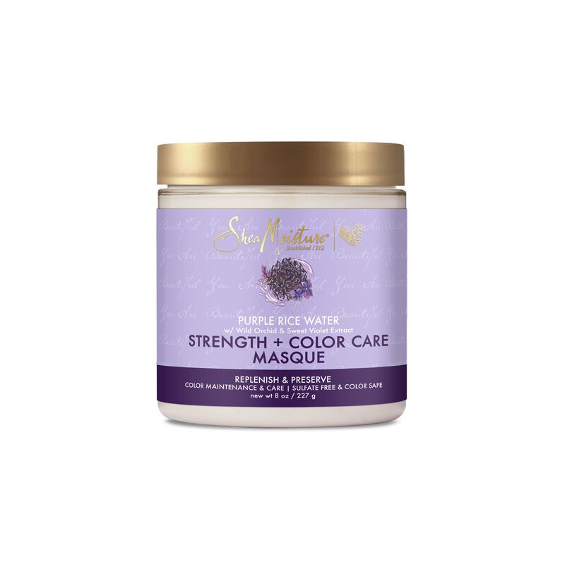 Shea Moisture Purple Rice Water Strength + Color Care Masque (227g) Shea Moisture Purple Rice Water Strength + Color Care Masque (227g)