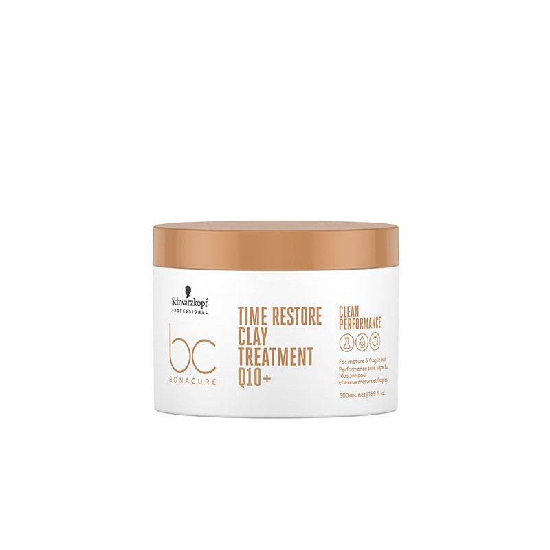 Schwarzkopf BC Time Restore Clay Treatment Q10+ (500ml) Schwarzkopf BC Time Restore Clay Treatment Q10+ (500ml)