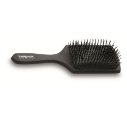 Termix Racket Brush Rubber Touch Black