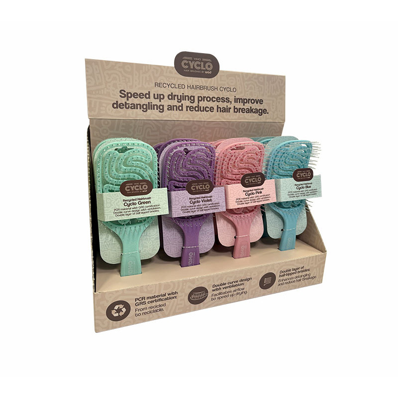 Wad Professional Display Brushes Cyclo Pink/Violet/Green/Blue 12 U