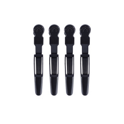 Wad Professional Hair Clip Set- Big Size Black 4pcs/Box