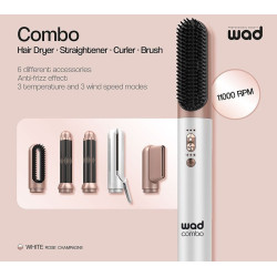 Wad Professional Combo 6 in 1 Hair Dryer Wad