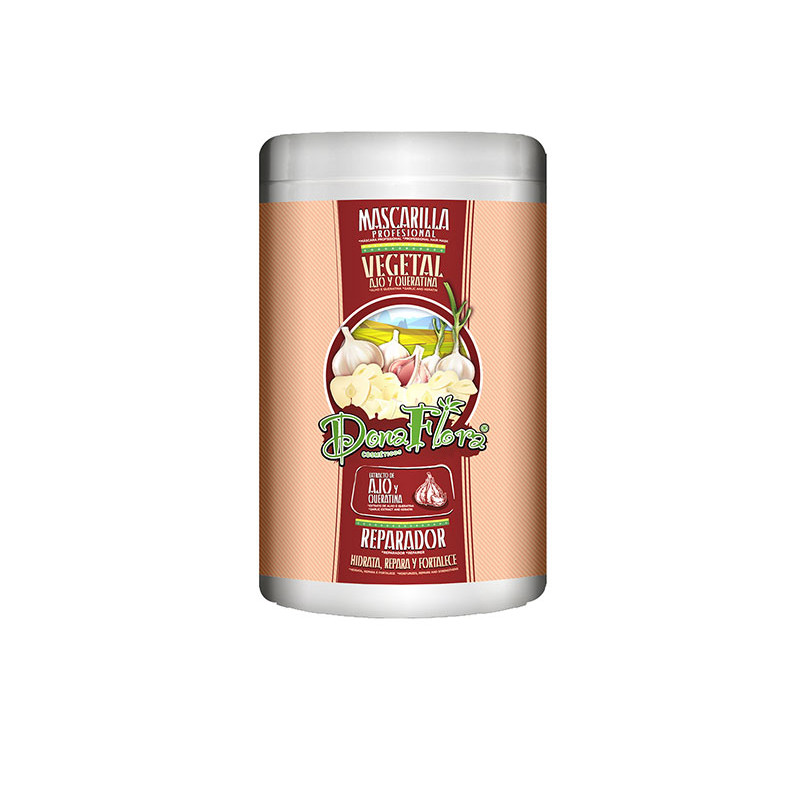 Dona Flora Garlic and Keratin Repairing Hair Mask (1000ml)