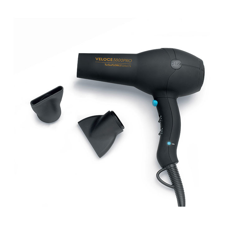 Diva Dryer Veloce 3800 Pro Black