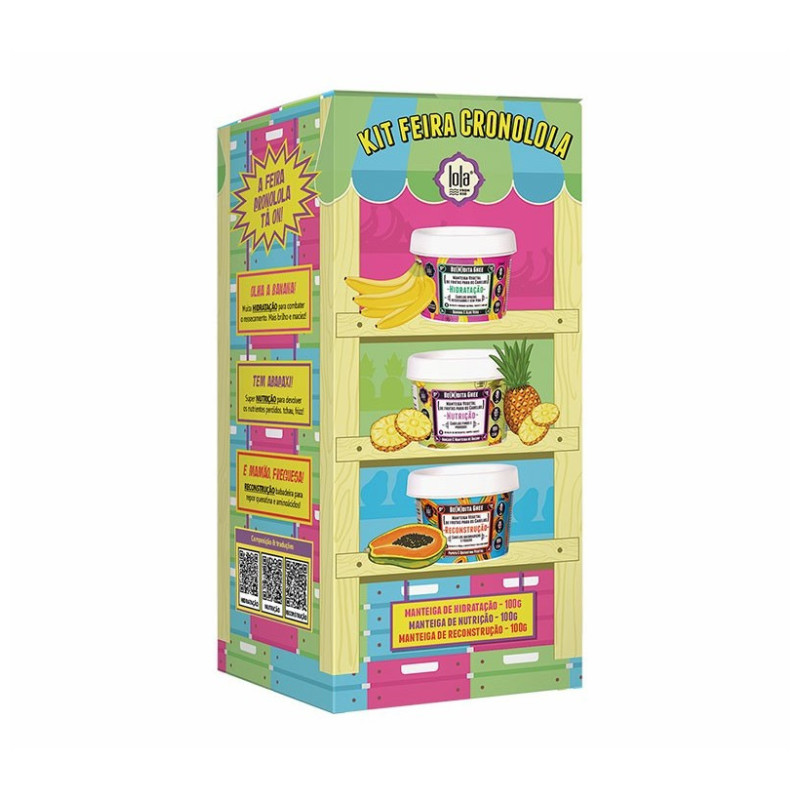 Lola from Rio Kit Be(M)Dita Ghee Masks 100ml Banana & Aloe Vera + Pineapple & Bacuri Butter + Papaya & What