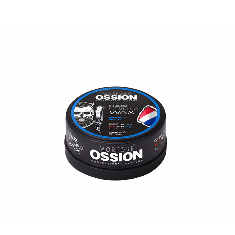 Ossion Hair Styling Wax Medium Hold Blue (150ml)
