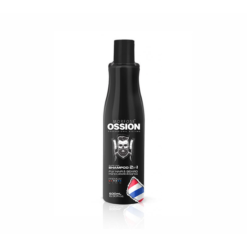Ossion Shampoo 2in1 For Hair And Beard (500ml)