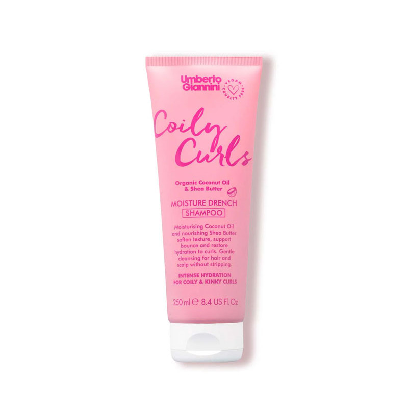 Umberto Giannini Coily Curls Moisture Drench Shampoo - Sulphate Free (250ml)