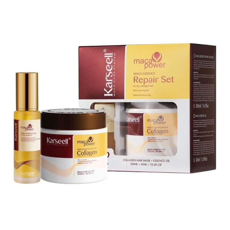 Karseell Pack Mask (500ml)+Serum Argan Oil (50ml)
