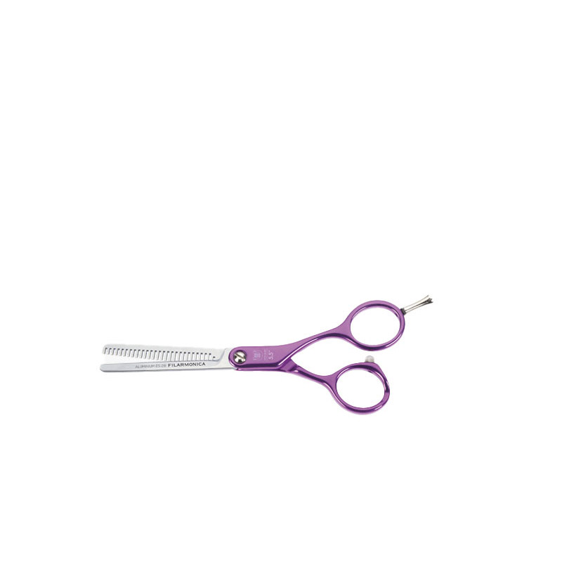 Filarmónica Hairdressing Scissors Aluminum Purple Sculpting 5.5"