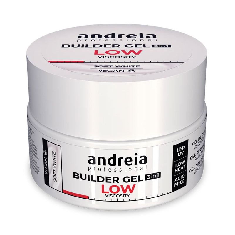 Andreia Builder Gel Low Viscosity Soft White