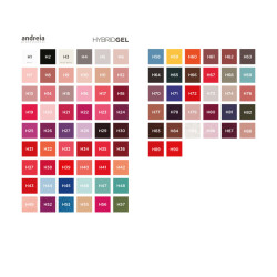 Andreia Hybrid Gel Color Chart