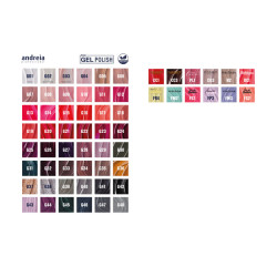 Andreia Color Chart The Gel Polish