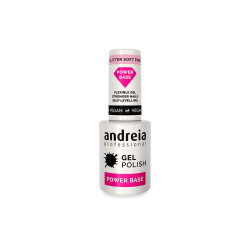 Andreia Power Base Glitter Soft Pink (10.5ml)