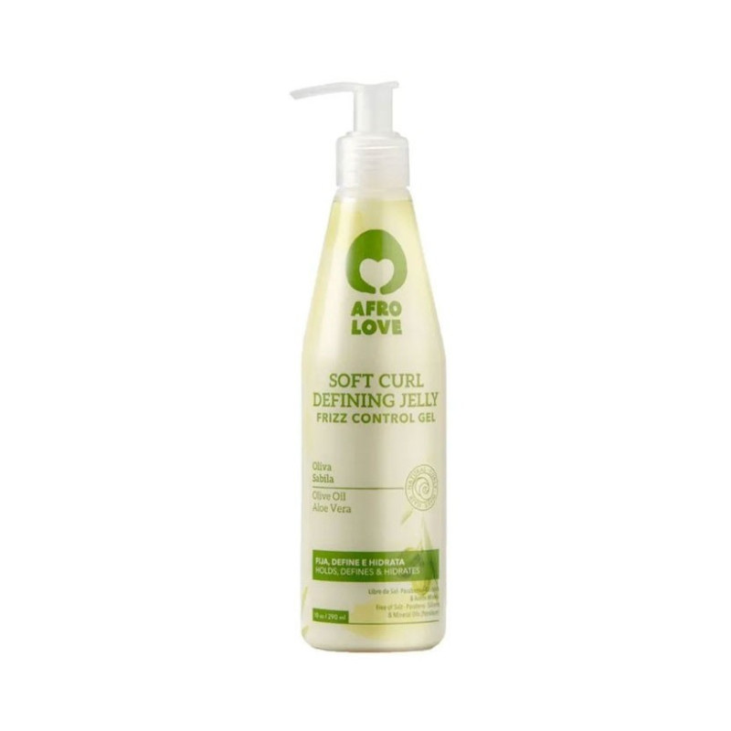 Afro Love Soft Curl Defining Jelly Frizz Control Gel (290ml)