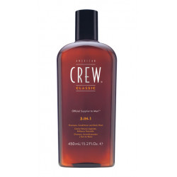 American Crew Classic 3-In-1 Shampoo, Conditioner and Body Wash